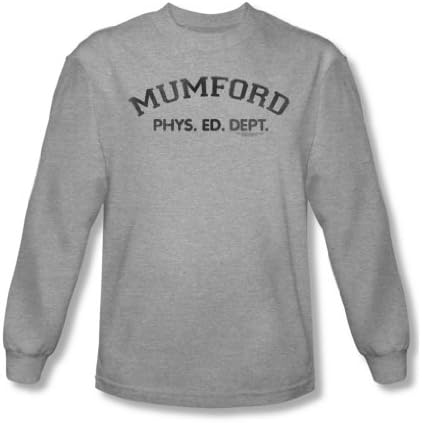 Beverly Hills Cop - Mens Mumford Long Sleeve Shirt In Heather, XX-Large, Heather
