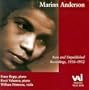Marian Anderson Rare and Unpublished Recordings,  1936 - 1952