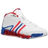 Adidas Garnett III Laser Edition All Star White/University Red/Royal Blue Leather Basketball Shoes