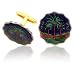 Iraq Palm Tree Coin Cuff Links-CLC-CL610