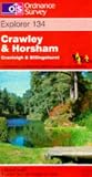 Carte de randonnée : Crawley & Horsham