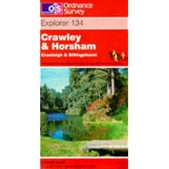 Crawley and Horsham, Cranleigh and Billingshurst (Explorer Maps)