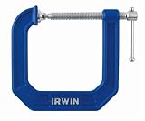 IRWIN 225134 C-Clamp 3-Inchx4-1/2-Inch Deep Throat - 100 Series