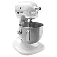 KitchenAid K4SSWH 4 -1/2 Quart Bowl Lift Stand Mixer, White
