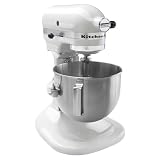 KitchenAid K4SSWH 4 -1/2 Quart Bowl Lift Stand Mixer, White