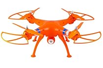 Syma X8W 2.4Ghz 4CH RC Headless FPV (Real Time) Quadcopter with Wifi Camera - Orange
