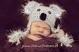 CROCHET PATTERN PDF- Koala bear- sizes newborn - preteen