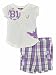Search : Company 81 "Off White & Lilac Plaid" Infant Girls 2Pc Short Set