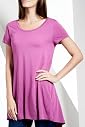 Short Sleeve Rear Panelled T-Shirt [T41-2423B-S-LCTB]