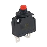 uxcell サーキットブレーカー　エアコンプレッサ用　過負荷防止装置　4.6cm　AC 15A