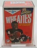 Walter Payton Mini Wheaties Box--24K Gold Replica Signature