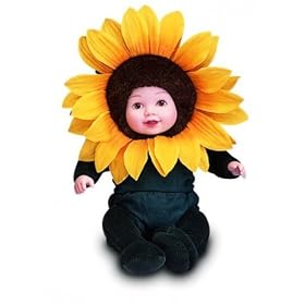 Anne Geddes Bean Filled Collection 6 Baby Sunflowers by 