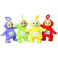 SET OF 4 TELETUBBIES SOFT TOYS 11" TALL DIPSY LAA LAA PO TINKY WINKY TELETUBBY