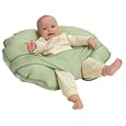 Leachco Cuddle-U Nursing Pillow and More, Sage Pin Dot