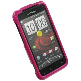High Gloss TPU Cover for HTC Droid Incredible 2 - Raspberry: Electronics