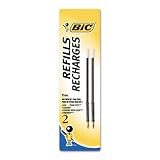~:~ BIC CORPORATION ~:~ Refill for Velocity and Widebody Retractable Ballpoint, Fine, Blue Ink, 2/pk