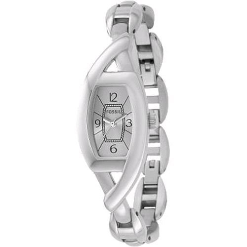 FOSSIL SILVER BRACELET 50 METER LADIES WATCH - ES2356