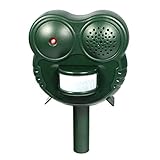 Pest Repeller Ultrasonic: Zaptya Humane Animal Repellent with Motion Activated LED Light and Ultra-sonic Deterrent - Better than Animal Traps, Home and Garden Protection, Battery Operated