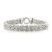 Sterling Silver Fancy Bizantine Bracelet 8"