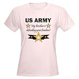 US Army Brother defending Women's Pink T-Shirt