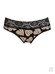 Abstract Print Lacey Hipsters-Black-XL