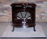 CATSKILL-Brown 35 000 BTU/H Freestanding Wood Stove in Brown