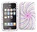 Apple iPhone 3G/3GS   Full Diamond Crystal, Pink/Blue Swirl  Full Rhinestones/Diamond/Bling - Hard Case/Cover/Faceplate/Snap On/Housing
