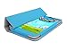 iShoppingdeals - for HP 7 G2 Tablet (Model 1311 Only) Folding Folio Skin Cover Case, Deep Sky Blue