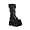 black veg suede