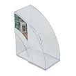 Rubbermaid 96502ROS Optimizers Deluxe Plastic Magazine Rack, 5 1/4 x 9 x 11 1/8, Clear