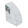 Rubbermaid Optimizers Deluxe Plastic Magazine Rack, 5.25 x 9 x 11.125 Inches (96502ROS)
