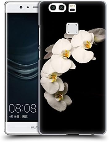 Official Elena Kulikova White 3 Orchids Hard Back Case for Huawei P9 Plus