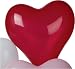 6 Red Heart Balloons