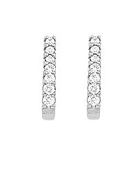 Pair of Platinum Diamond Earrings - 0.26 Ct. -- LIFETIME WARRANTY