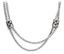 Sterling Silver Necklace From The Marrakesh Collection By Zina, 17"