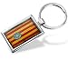 Keychain "Menorca (Spain) Flag" - Hand Made, Key chain ring