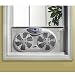 Bionaire Twin Window Fan with Remote Control and Programmable Digital Thermostat 3-Speed settings with Adjustable extender screen