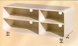 BEAUTIFUL IVORY FNSH MODERN DESIGN ENTERTAINMENT STAND