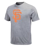 MLB San Francisco Giants Youth Short Sleeve Basic Tee (Steel Heather, Medium)
