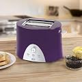 Swan 2 Slice Toaster - Purple Toaster - 2 Slice. As shown