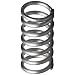 Compression Spring, 302 Stainless Steel, Inch, 0.24" OD, 0.029" Wire Size (Pack of 10)
