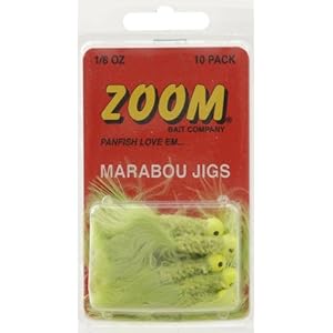 Zoom Marabou Jig 1/8 Fishing Lures Fishing Lures Chartreuse