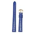 Watchband Genuine Lizard royal Blue 14mm