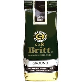 Costa Rica Dark Roast Ground Gourmet Coffee