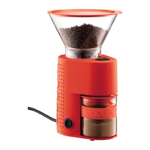  Bodum Bistro 10903-294Euro Broyeur à Café Électrique Rouge