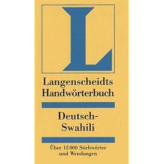 Langenscheidts Handwörterbuch, Deutsch-Swahili (Gebundene Ausgabe)
