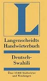 Langenscheidts Handwörterbuch, Deutsch-Swahili