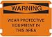 10 x 14 Standard Warning Signs- Wear Protective Equipment
