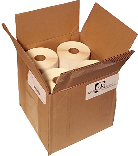 4X8 Direct Thermal Labels 4" O.D. Topcoated Direct Thermal (Light Visible), Perforated Between Each Label, Wound Out, 1" Core, Total Labels Per Case = 2400 , with 200 Labels/Roll, 12 Rolls/Case, Sold here as a full case.
