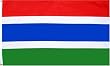 Gambia National Country Flag - 3 foot by 5 foot Polyester (New)
